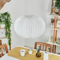 hofstein Suspension Regufe Blanc, 1 lumière