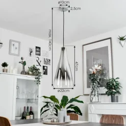 hofstein Suspension Rehula Chrome, 1 lumière