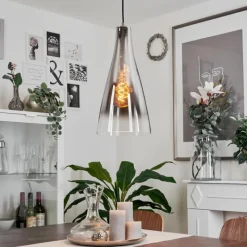 hofstein Suspension Rehula Chrome, 1 lumière