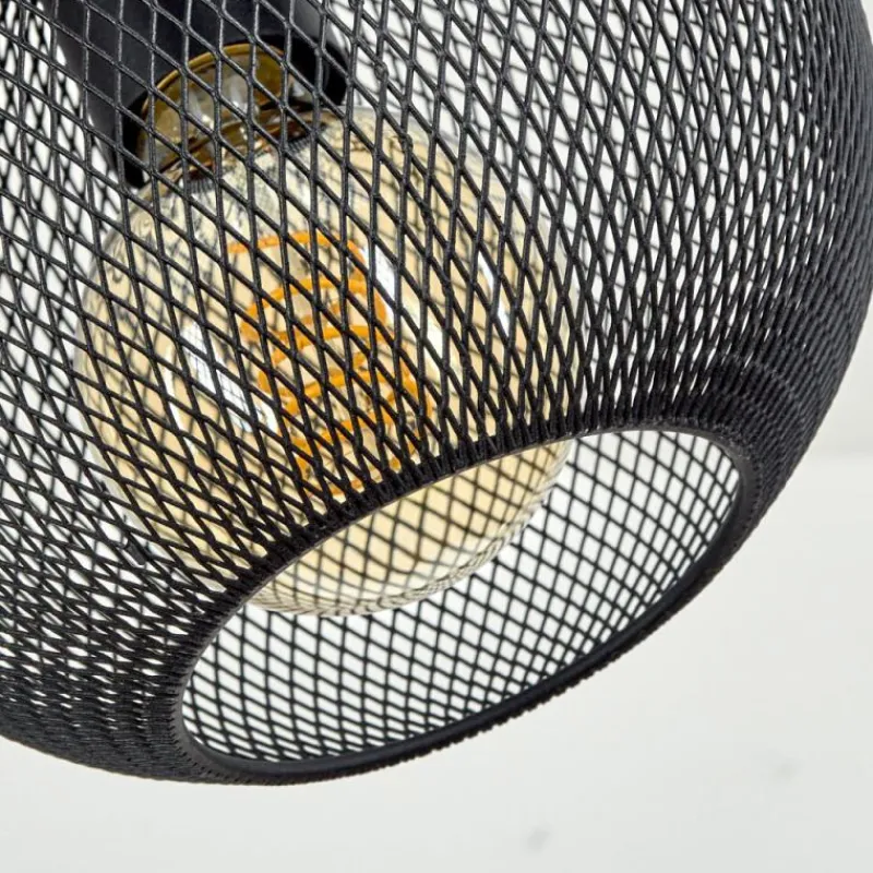 Lampes Industrielles-hofstein Suspension Reiden Noir, 4 lumières