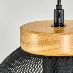 Lampes Industrielles-hofstein Suspension Reiden Noir, 4 lumières