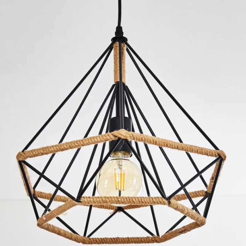 hofstein Suspension Riekje Noir, 1 lumière