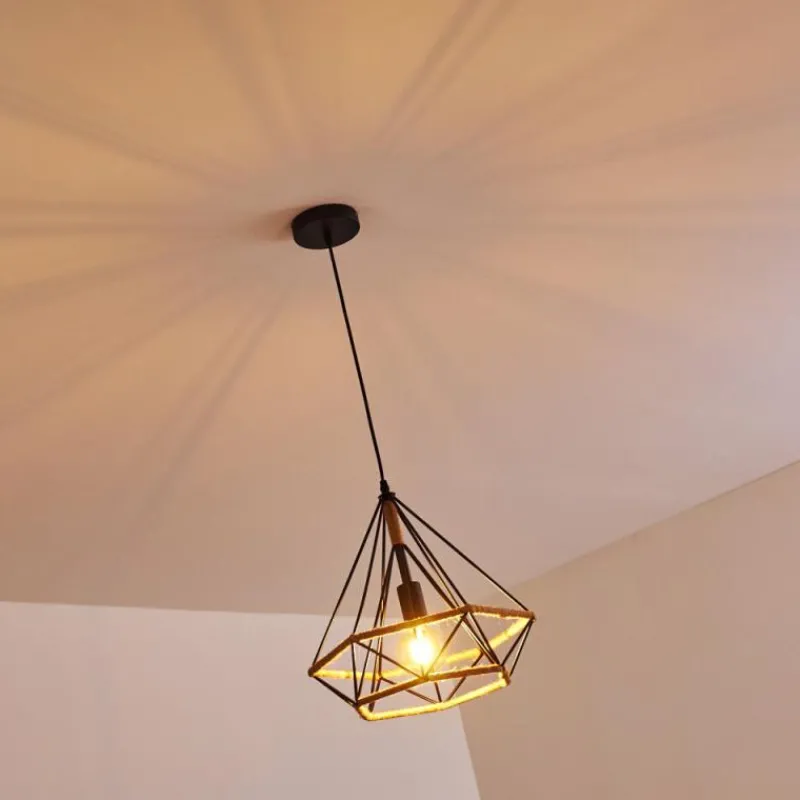 hofstein Suspension Riekje Noir, 1 lumière