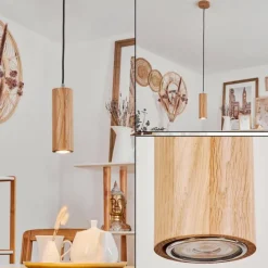 Lampes En Bois-hofstein Suspension Ripamonti Écru, 1 lumière