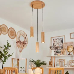 Luminaires Scandinaves-hofstein Suspension Ripamonti LED Chrome, Écru, 3 lumières