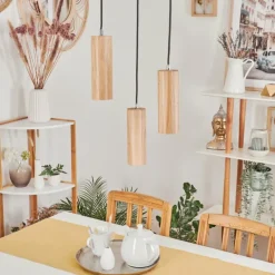 Luminaires Scandinaves-hofstein Suspension Ripamonti LED Chrome, Écru, 3 lumières