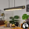 Lampes Dorées-hofstein Suspension Rodeche LED Noir, 1 lumière