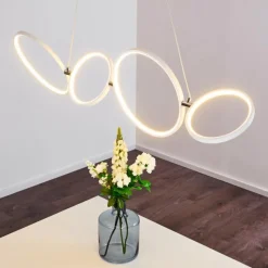 hofstein Suspension Rodekro LED Blanc, 1 lumière