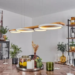 Luminaires Scandinaves-hofstein Suspension Rodekro LED Blanc, 1 lumière