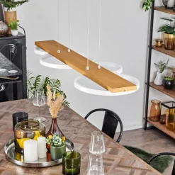 Luminaires Scandinaves-hofstein Suspension Rodekro LED Blanc, 1 lumière