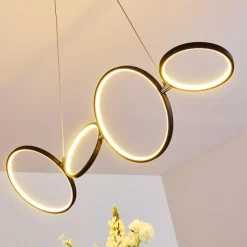 hofstein Suspension Rodekro LED Noir, 1 lumière