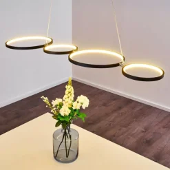 hofstein Suspension Rodekro LED Noir, 1 lumière