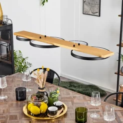 Luminaires Scandinaves-hofstein Suspension Rodekro LED Noir, 1 lumière