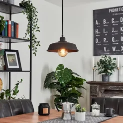 Luminaires Scandinaves-hofstein Suspension Rognaix Noir, 1 lumière