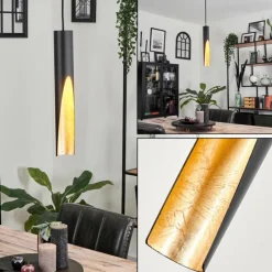 Lampes Vintages & Rétros-hofstein Suspension Rolle LED Noir, 1 lumière