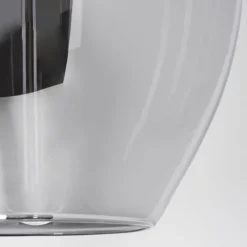 Suspension Verre Fumé-hofstein Suspension Roosevelt Noir, 1 lumière