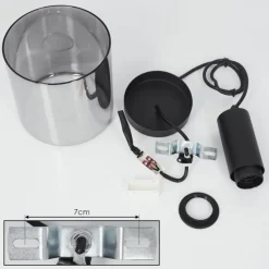 Suspension Verre Fumé-hofstein Suspension Roosevelt Noir, 1 lumière