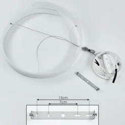 hofstein Suspension Rosemond LED Blanc, 1 lumière