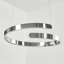 hofstein Suspension Rosemond LED Chrome, 1 lumière