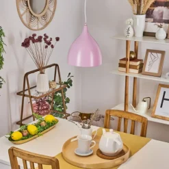 Luminaires Scandinaves-hofstein Suspension Roseway Rose, 1 lumière