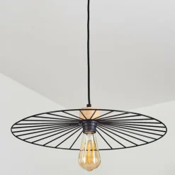 Lampes Vintages & Rétros-hofstein Suspension Rossedalen Brun, 1 lumière