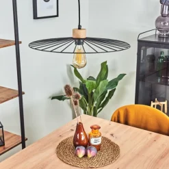 Lampes Vintages & Rétros-hofstein Suspension Rossedalen Brun, 1 lumière