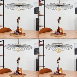 Lampes Vintages & Rétros-hofstein Suspension Rossedalen Brun, 1 lumière