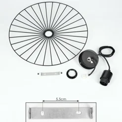 Lampes Vintages & Rétros-hofstein Suspension Rossedalen Brun, 1 lumière
