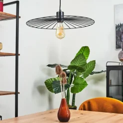 Lampes Vintages & Rétros-hofstein Suspension Rossedalen Brun, 1 lumière