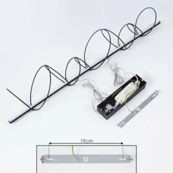 hofstein Suspension Saba LED Noir, 1 lumière