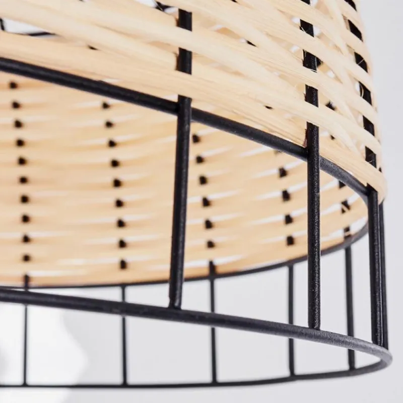 Style Boho-Chic-hofstein Suspension Samal Noir, 1 lumière