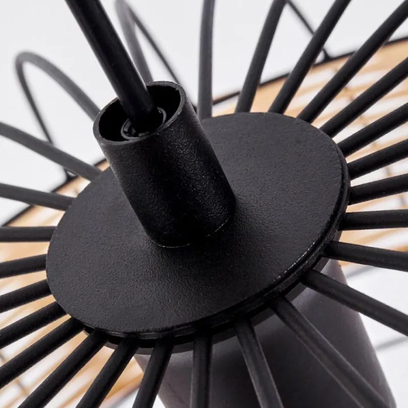 Style Boho-Chic-hofstein Suspension Samal Noir, 1 lumière