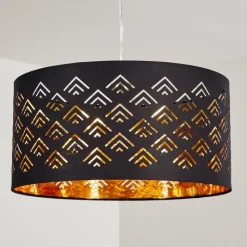 Lampes En Tissu-hofstein Suspension Samares Nickel mat, 1 lumière