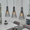 Lampes Industrielles-hofstein Suspension Samorinha Noir, 3 lumières
