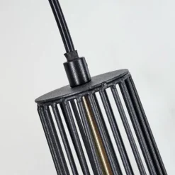 Lampes Industrielles-hofstein Suspension Samorinha Noir, 1 lumière