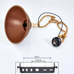 Lampes Vintages & Rétros-hofstein Suspension Samuli Noir, 1 lumière