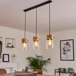 hofstein Suspension Sarteano Noir, 3 lumières