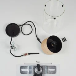 hofstein Suspension Sarteano Noir, 1 lumière