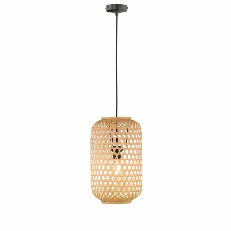 Style Boho-Chic-SCHÖNER WOHNEN-Kollektion Suspension CALLA Noir, 1 lumière