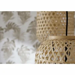 Style Boho-Chic-SCHÖNER WOHNEN-Kollektion Suspension CALLA Noir, 1 lumière