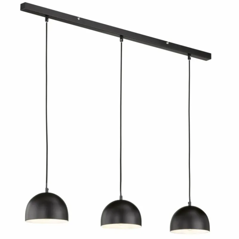 SCHÖNER WOHNEN-Kollektion Suspension Kia Noir, 3 lumières* Suspensions