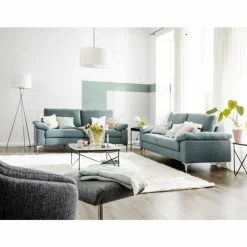 Lampes En Tissu-SCHÖNER WOHNEN-Kollektion Suspension SCHÖNER-WOHNEN-Kollektion Pina Nickel mat, 3 lumières