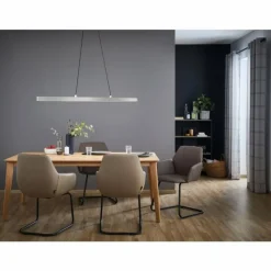 SCHÖNER WOHNEN-Kollektion Suspension SCHÖNER-WOHNEN-Kollektion Stripe LED Aluminium, 1 lumière* Éclairage Led