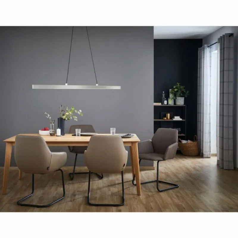 SCHÖNER WOHNEN-Kollektion Suspension SCHÖNER-WOHNEN-Kollektion Stripe LED Aluminium, 1 lumière* Éclairage Led