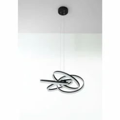 SCHÖNER WOHNEN-Kollektion Suspension SCHÖNER-WOHNEN-Kollektion Loop LED Noir, 1 lumière* Suspensions