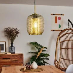 hofstein Suspension Scone Or, Laiton, 1 lumière