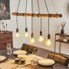 Lampes Vintages & Rétros-hofstein Suspension Seegaard Noir, 5 lumières