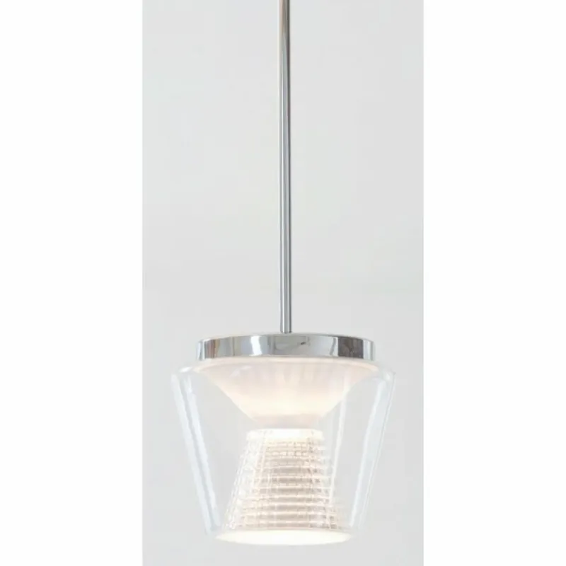 Luminaires Serien Lighting Suspension Serien Lighting ANNEX LED Aluminium, Transparent, 1 lumière