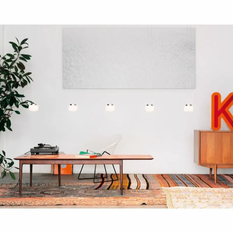 Luminaires Serien Lighting Suspension Serien Lighting REEF LED Acier inoxydable, 1 lumière* Éclairage Led