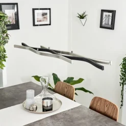 hofstein Suspension Serlande LED Aluminium, 1 lumière